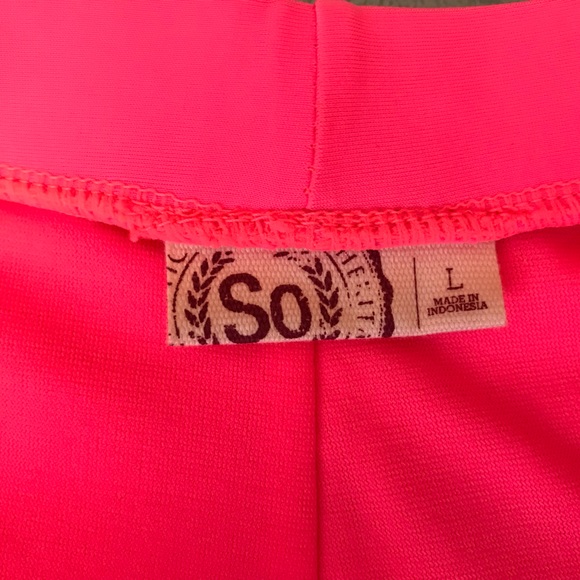 NWT SO Hot Pink Swim Shorts - Picture 3 of 5